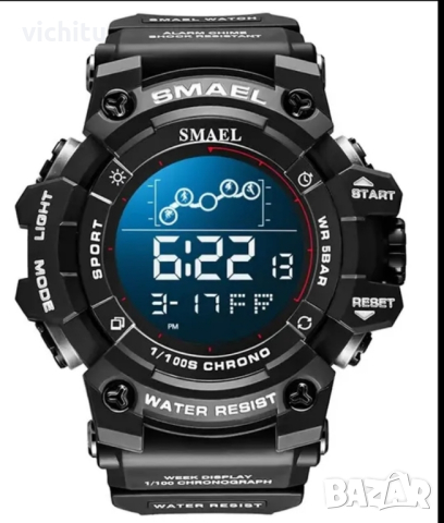 Брутален нов мъжки спортен часовник със силиконова каишка., снимка 1