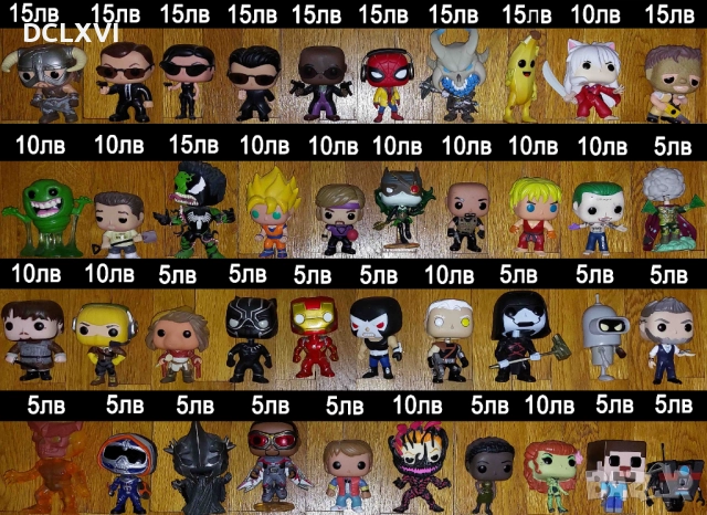 Funko Pop Колекция БЕЗ КУТИИ - Batman, Walking Dead, Anime и други, снимка 4 - Колекции - 52576689