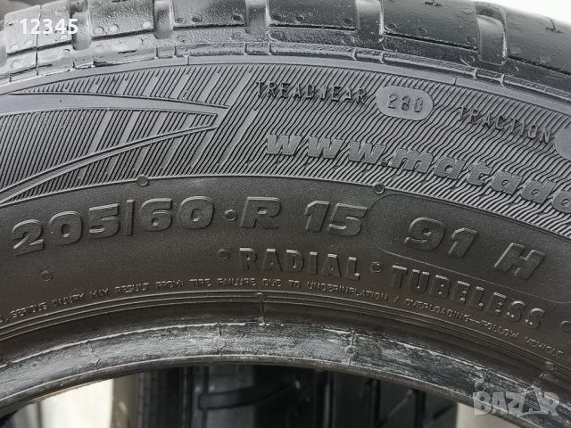205/60R15-№695, снимка 4 - Гуми и джанти - 42047107