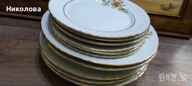 Порцелан за допълване , мрежеста Изида (чинии и супник), снимка 2 - Сервизи - 42463741