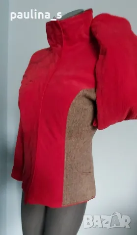 St-Martins / Червено яке с хастар и дебела вата , снимка 13 - Якета - 48931575