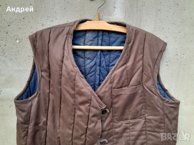 Стар ватиран елек, снимка 3 - Други ценни предмети - 52949477