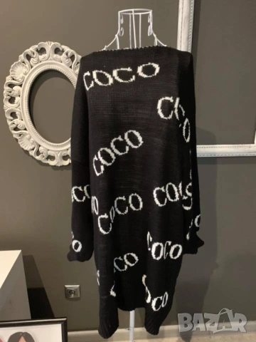 Плетена рокля - туника с надпис в 4 цвята , снимка 8 - Рокли - 52921256