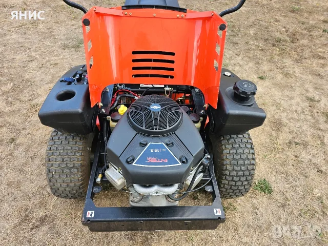 ТРАКТОРНА КОСАЧКА 18.КОНЯ BRIGGS&STRATTON/ НУЛЕВ ГРАДУС НА ЗАВИВАНЕ. КАТО НОВА , снимка 13 - Градинска техника - 56034485