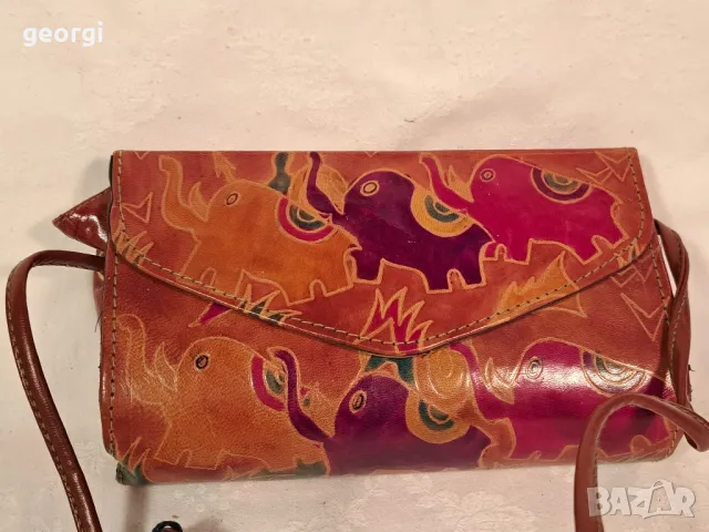 дамска кожена чанта от естествена кожа 21/2