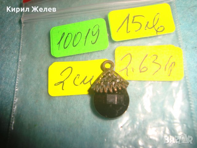ВИНТИДЖ СТАРО ФИГУРАЛНО ФАСЕТИРАНО МЕДАЛЬОНЧЕ 10019, снимка 2 - Антикварни и старинни предмети - 35666131