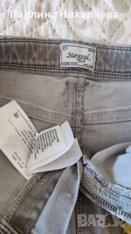 Дънкова пола Mayoral , снимка 3 - Детски рокли и поли - 36216153