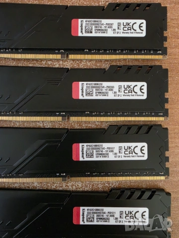 Kingston Fury Beast 64GB DDR4 3200MHz (4x16GB), снимка 2 - RAM памет - 52866038