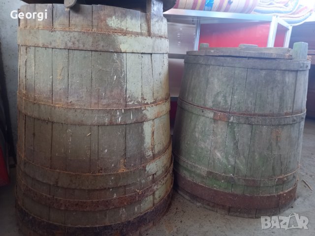 Дървени каци за различна употреба. Последно използвани преди 4,5 години ...