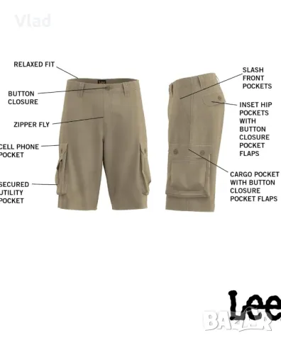 Мъжки къси карго панталони, снимка 10 - Къси панталони - 49881903