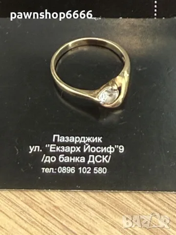 Златен пръстен 14 карата 1,78 грама със сертификат 