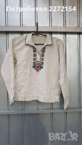 Автентична мъжка риза , снимка 2 - Антикварни и старинни предмети - 44406072