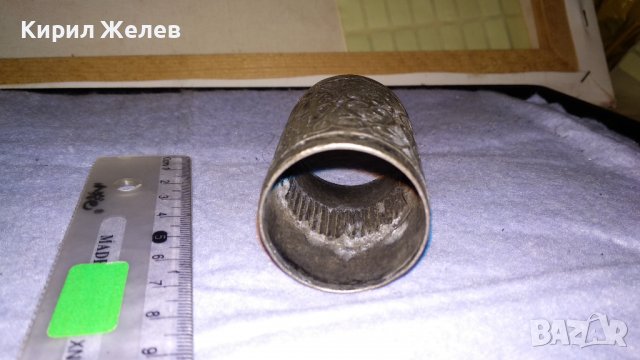 АРИСТОКРАТИЧЕН СТАР СТИЛНО РЕЛЕФНО ОРНАМЕНТИРАН ПОСРЕБРЕН БРОНЗОВ САЛФЕТНИК 34134, снимка 4 - Аксесоари за кухня - 38883938