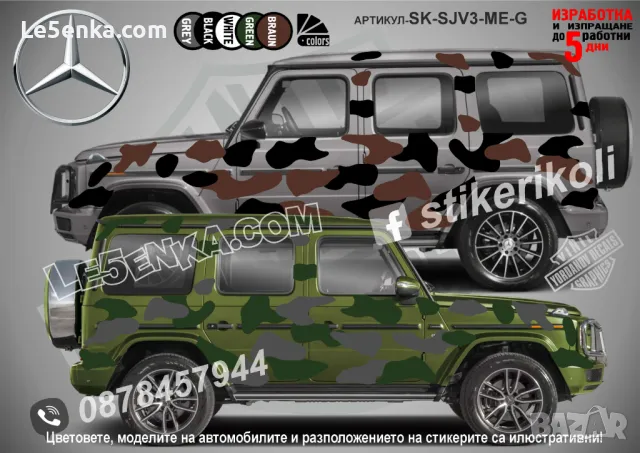 Skoda ENYAQ SK-SJV3-SK-EN Кaмуфлаж Офроуд Джип Пикап Лодка Camouflage Off-Road стикери, снимка 18 - Аксесоари и консумативи - 48003412