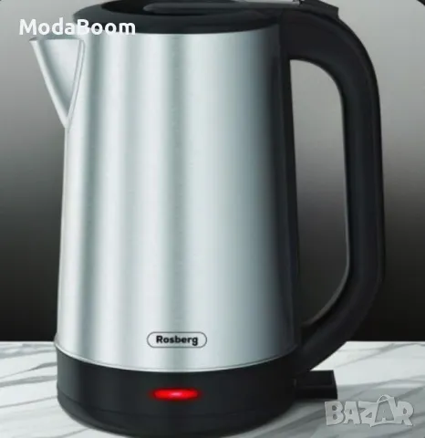 Комплект електрическа кана Rosberg  с ПОДНОС за кафе и чай, снимка 4 - Други - 48369994