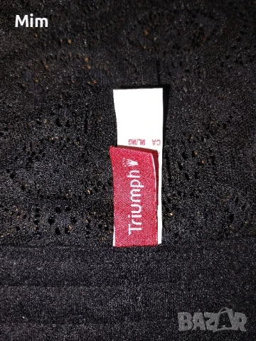 Triumph Черен дантелен колан с жартиери за чорапи , снимка 6 - Бельо - 51078258