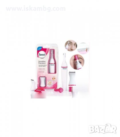 ТРИМЕР ЗА ТЯЛО И ЛИЦЕ С РАЗЛИЧНИ ПРИСТАВКИ SWEET SENSITIVE PRECISION ЗА ЖЕНИ - код 1766, снимка 3 - Тримери - 33982089
