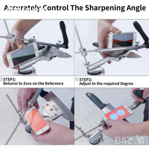 Професионално точило за ножове с фиксиран ъгъл, снимка 6 - Други стоки за дома - 28490572