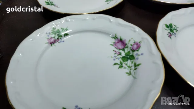 стар български порцелан Изида чинии , снимка 2 - Антикварни и старинни предмети - 48923881