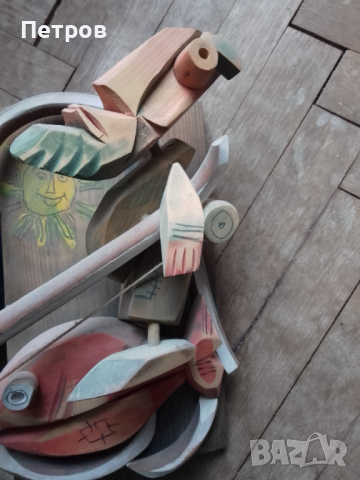 малка пластика скулптура 32/26 см , снимка 3 - Статуетки - 44601939