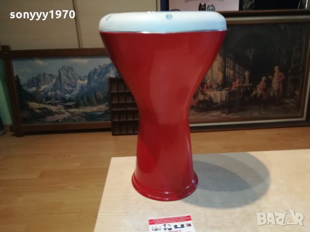 ЧЕРВЕНА ГОЛЯМА ТАРАМБУКА 40Х26СМ 1910211102, снимка 2 - Ударни инструменти - 34512372