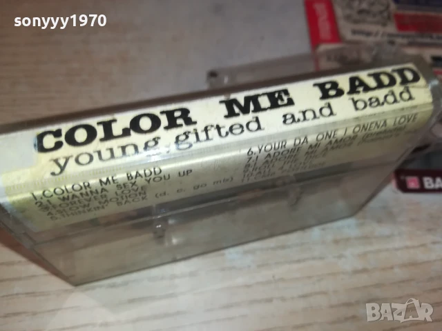 COLOR ME BADD-TAPE 1107251743, снимка 8 - Аудио касети - 50989584