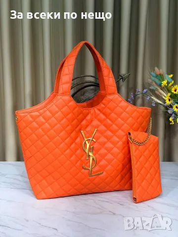 Yves Saint Laurent Дамска Чанта Тип Шопър С Портмоне -Различни Цветове - Кожа Или Велур Код SEM-523 , снимка 13 - Чанти - 55873965