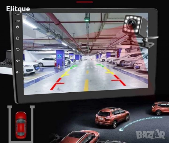 Стерео уредба за кола 1 Din Bluetooth радио за кола с поддръжка на резервна камера GPS навигаци, снимка 5 - Радиокасетофони, транзистори - 52843179