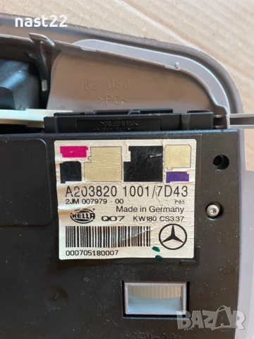 Плафон A 203 820 1001 Mercedes C200 2. W203 -40лв, снимка 4 - Части - 51384955