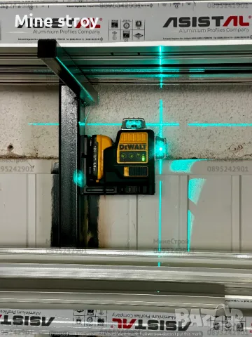 Лазерен нивелир линеен DEWALT DCE089D1G, 360°, 15-30м, зелен лазер, снимка 4 - Измервателни инструменти - 47780288