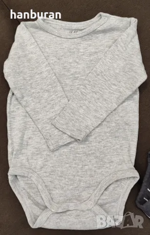 Бебешки бодита H&M с дълъг ръкав, снимка 3 - Бодита за бебе - 49918862