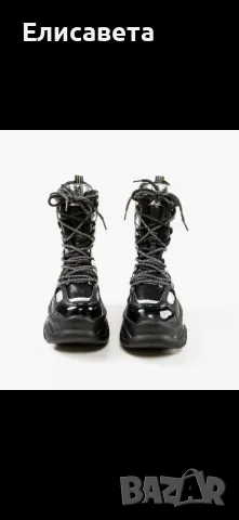 Дамски модерни боти на платформа , снимка 4 - Дамски боти - 47891559