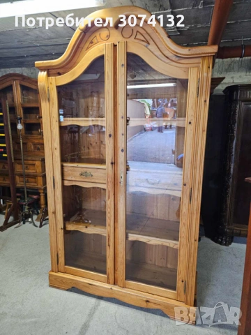 Витрина в стил Рустик, снимка 3 - Секции и витрини - 53500038