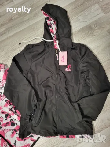 Barbie Детски Двулицеви Ветровки, снимка 2 - Детски якета и елеци - 49052407
