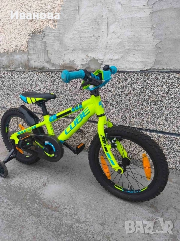 Детски алуминиев велосипед Cube 16"