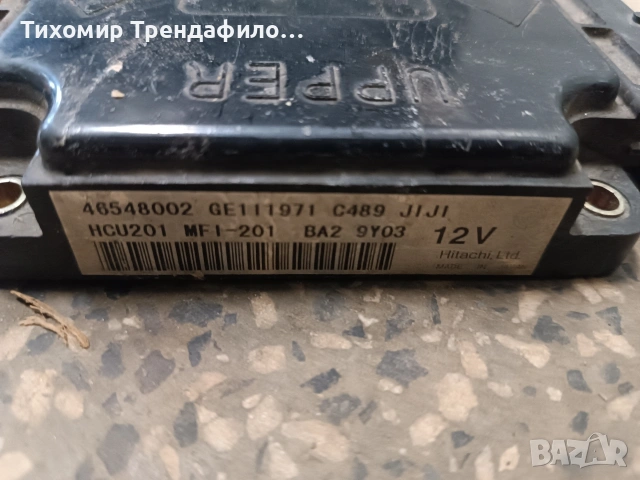 ECU Engine 46548002 GE111971 Fiat Punto 1.8 , C489 , JIJI , HCU201 , MFI-201 , MFI 201