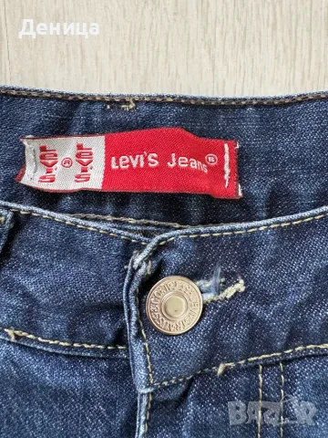 Levi's класически мъжки сини дънки (размер L), снимка 4 - Дънки - 56225026