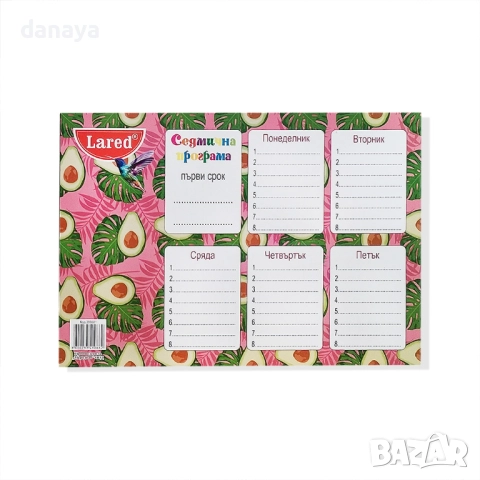 4720 Двустранна ученическа програма за училище за 1 и 2 срок, снимка 4 - Ученически пособия, канцеларски материали - 45402183