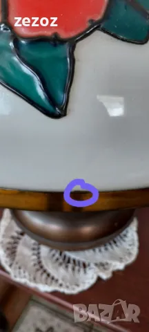 Лампа винтидж голяма, снимка 10 - Лампи за таван - 47505564