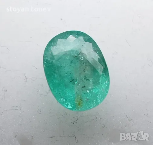 Хипнотизиращ Параиба турмалин в голям размер - 4.96кт.! Сертифициран! Нов!, снимка 3 - Бижутерийни комплекти - 44659464