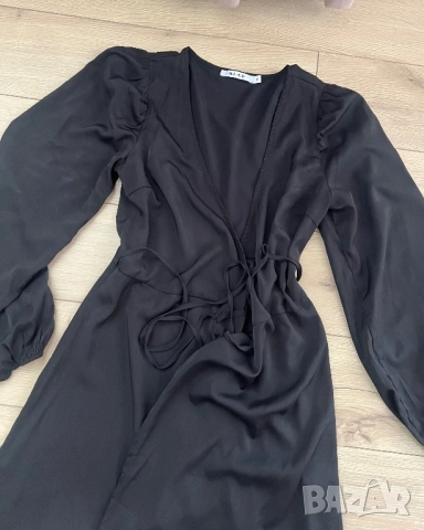 Дълга черна рокля, снимка 3 - Рокли - 51625592