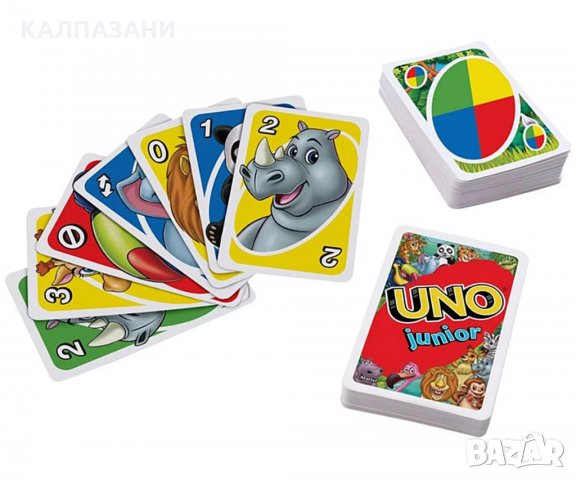 Карти за игра UNO Junior Mattel GKF04, снимка 4 - Игри и пъзели - 35958514