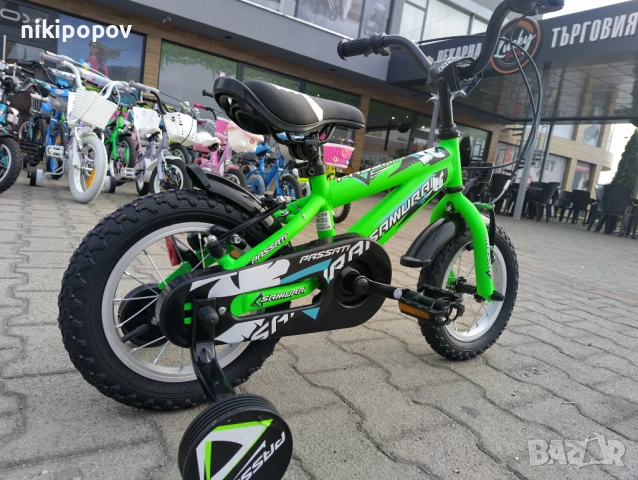 PASSATI Велосипед 12" SAMURAJ зелен, снимка 10 - Велосипеди - 53531815