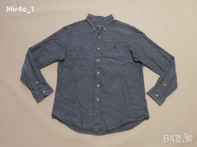риза lacoste/polo ralph lauren тениска блуза горнище оригинал мъжка размер 39/L, снимка 7 - Ризи - 41551508