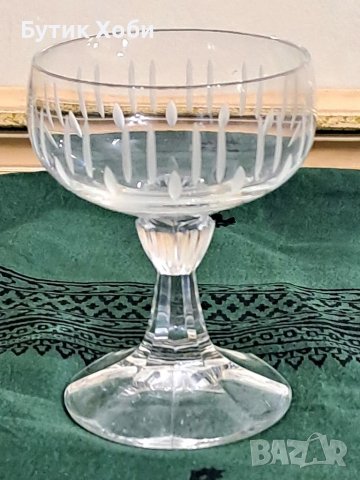 Комплект немски кристални чаши , снимка 4 - Антикварни и старинни предмети - 38775573