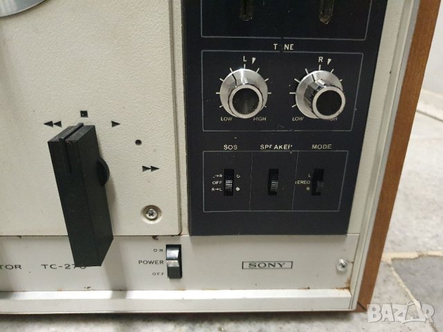Ролков магнетофон SONY TC-270 Магнетофона работи. В добро състояние. , снимка 12 - Аудиосистеми - 40277165