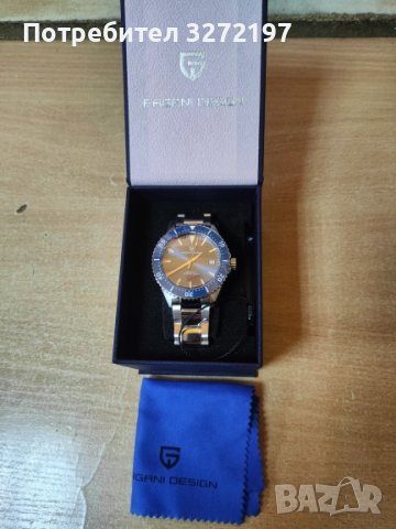 PAGANI DESIGN DIVER'S автоматичен часовник с Японски маханизъм SEIKO NH35,стъкло сапфир,водоустойчив, снимка 13 - Мъжки - 41681498