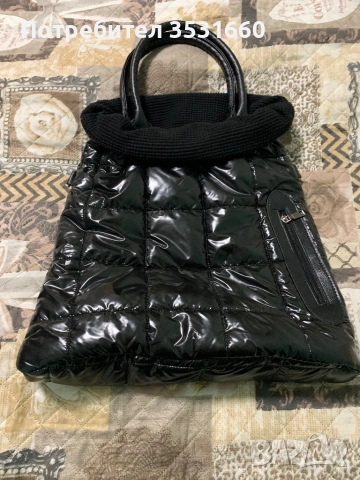 Екстравагантна дамска шушлякова чанта, снимка 2 - Чанти - 53470165