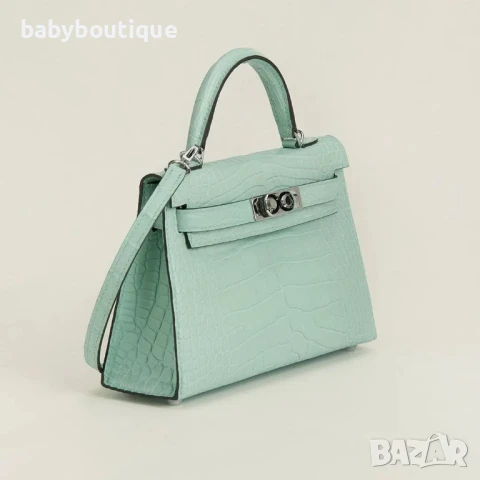 Hermes mini Kelly mint green , снимка 3 - Чанти - 50449235
