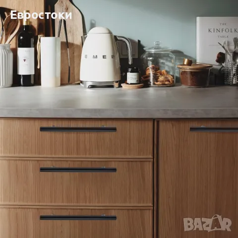 Goldenwarm/Amerdeco Дръжка от цинкова сплав за кухненски шкафове и баня. Кръгли, снимка 3 - Шкафове - 48839938